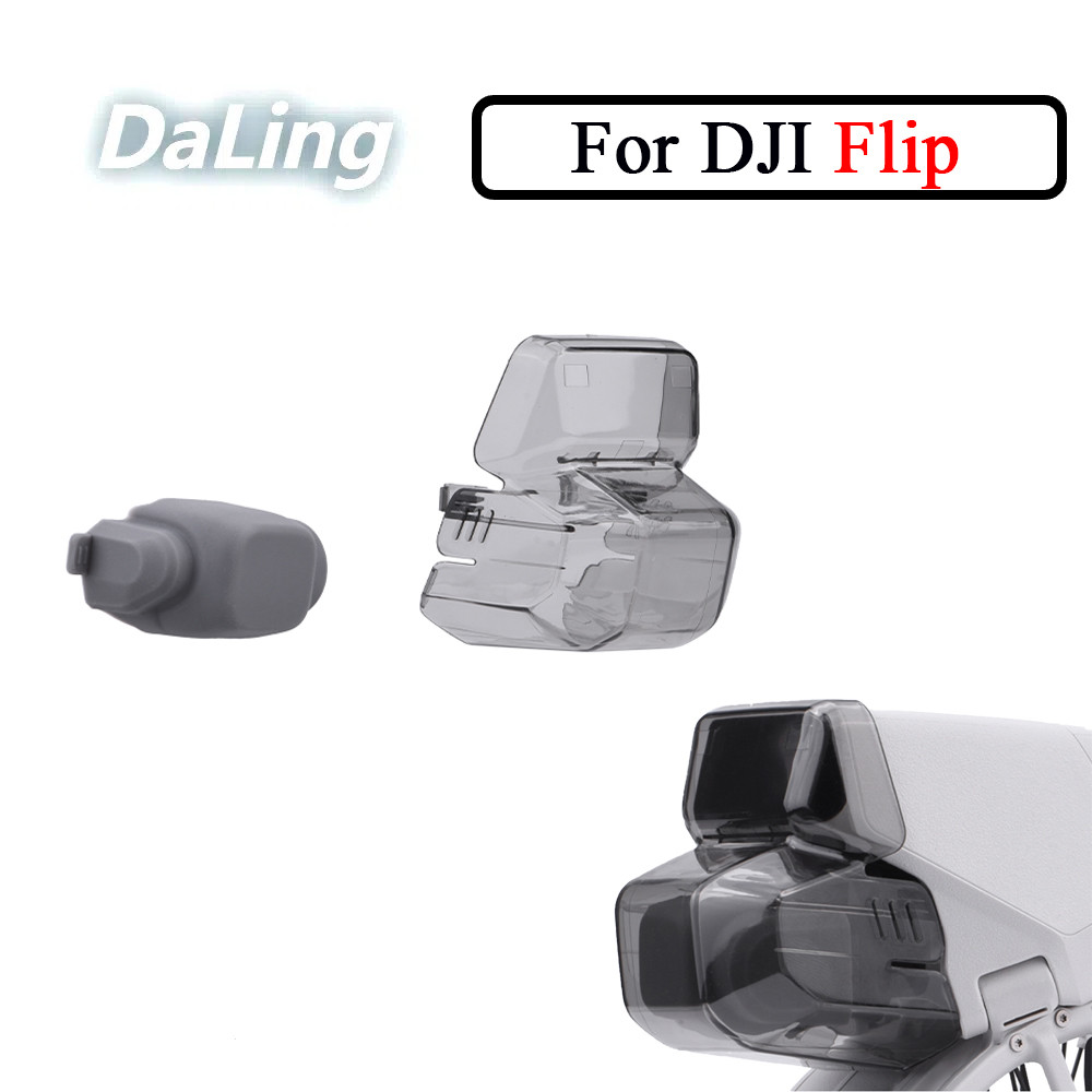 Drone Gimbal ฝาครอบป้องกันสําหรับ DJI FLIP เลนส์ฝาครอบ Drone ฝาครอบป้องกันฝุ่นฝาครอบซิลิโคน DJI FLIP อุปกรณ์เสริม
