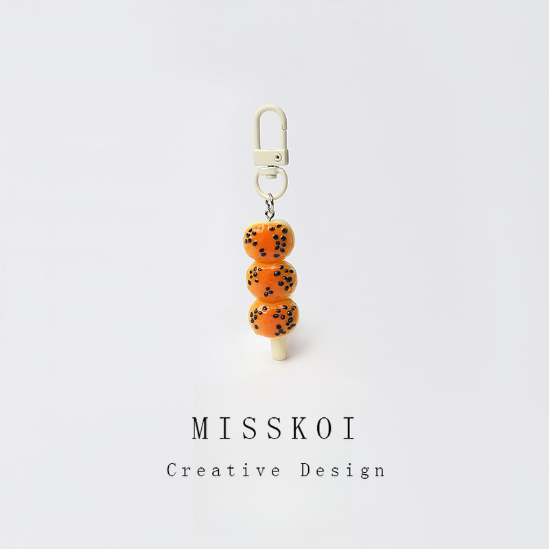 Mjt สนุกน่ารักร็อคมะระหวานเรซิ่นจําลองจี้พวงกุญแจกระเป๋าเป้สะพายหลังจี้