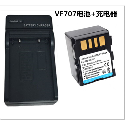 เหมาะสําหรับกล้อง JVC VF714 VF733 MG57 67 21 d350 BN-VF707 เครื่องชาร์จแบตเตอรี่