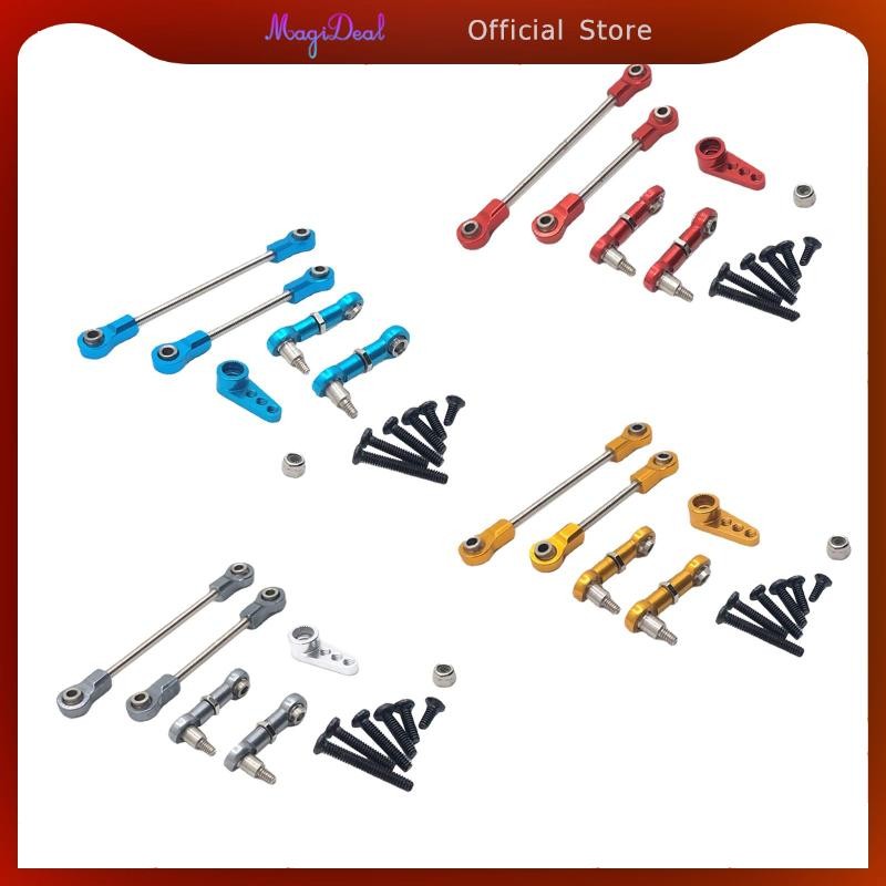 Magideal พวงมาลัย Servo Link Link Link Linkages สําหรับ Wltoys K989 K999 RC รถ Accs
