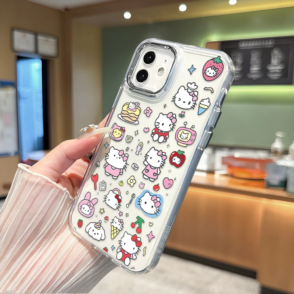 iPhone 16 15 14 13 12 11 8 7 6 X XS XR SE Plus Pro Max 2020 2022 Apple กรอบรูปโลหะ เคสไอโฟน เคสเมท JSXK สายแพร แบบใส thumbnail 7