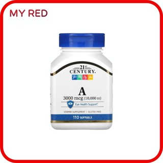 หมดอายุ 10/2026 พร้อมส่ง 21st Century, Vitamin A, 3,000 mcg …