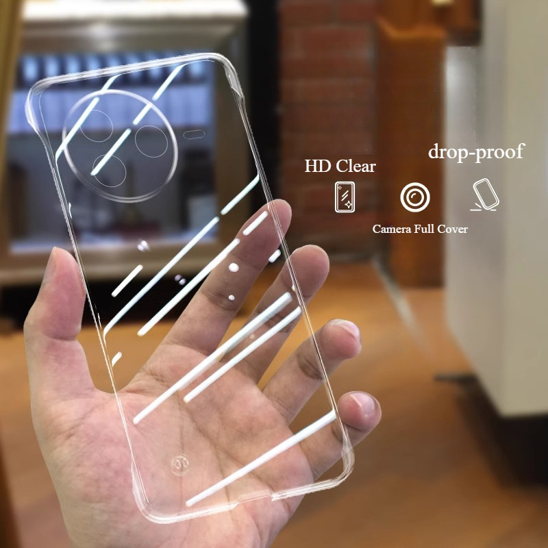 สําหรับ Xiaomi Poco F7 Pro 5G Poco F7 Ultra Frameless เคสโทรศัพท์โปร่งใส Ultra-Thin Hard PC Clear Funda