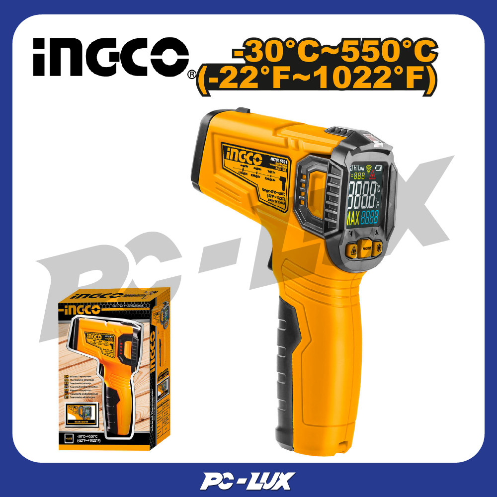 INGCO เครื่องวัดอุณหภูมิ อินฟราเรด รุ่น HIT015501