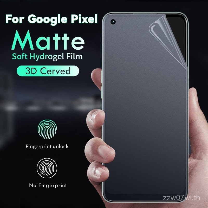 ฟิล์มไฮโดรเจลเคลือบ HD Matte แบบเต็มสำหรับ Google Pixel 5A 6A 7A 8A 9A Pixel 6 7 8 9 Pro Pixel 9 Pro