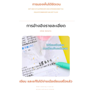 ลบปากกา เทปลบคำผิด ลายการ์ตูนน่ารัก เครื่องเขียนสำหรับนักเรียน ความจุขนาดใหญ่