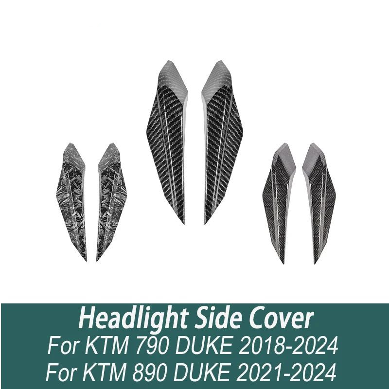XTMOTO รถจักรยานยนต์ไฟหน้าด้านข้างสําหรับ KTM 790 DUKE 2018-2024 2019 2020 2021 2022 2023 890 DUKE 2