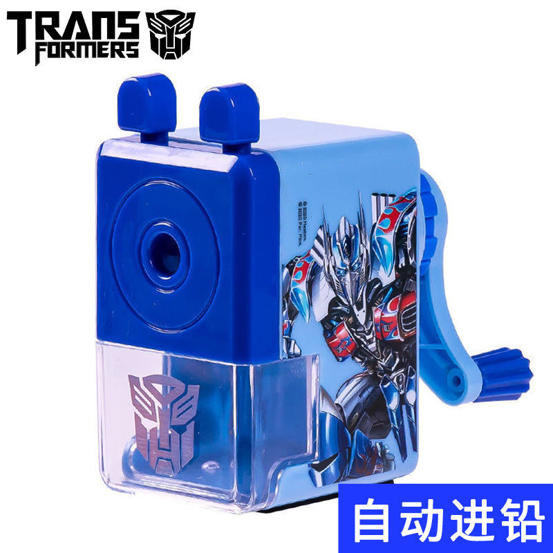 Transformers กบเหลาดินสอ Disney Optimus Prime กบเหลาดินสอมือเข้าตะกั่วอัตโนมัติ กบเหลาดินสอ