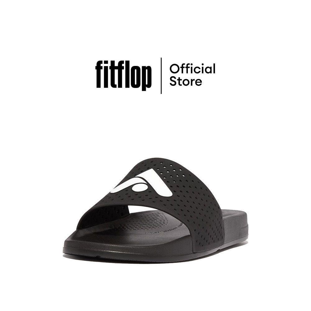 FITFLOP IQUSHION ARROW POOL SLIDES รองเท้าแตะผู้ชาย รุ่น HC4-001 สี BLACK