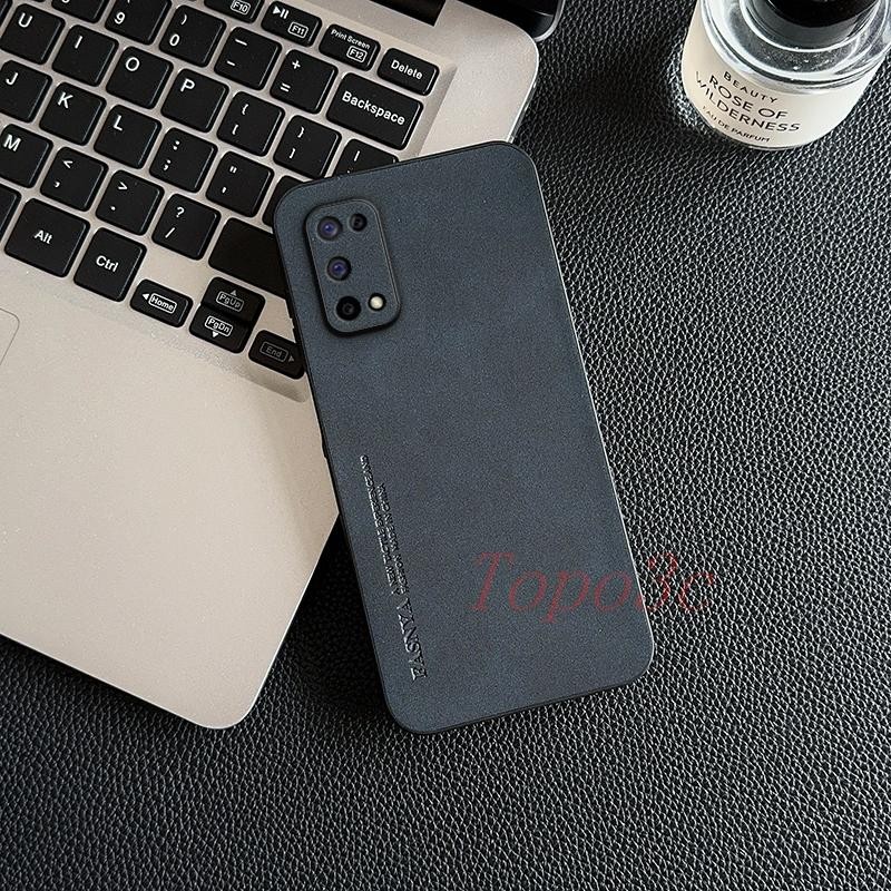 เคส Realme 7 5G เคสโทรศัพท์หนังธุรกิจสีทึบ YBP ราคา ถูกที่สุด ดีลบีเคเค แกลเลอรีภาพที่ 5