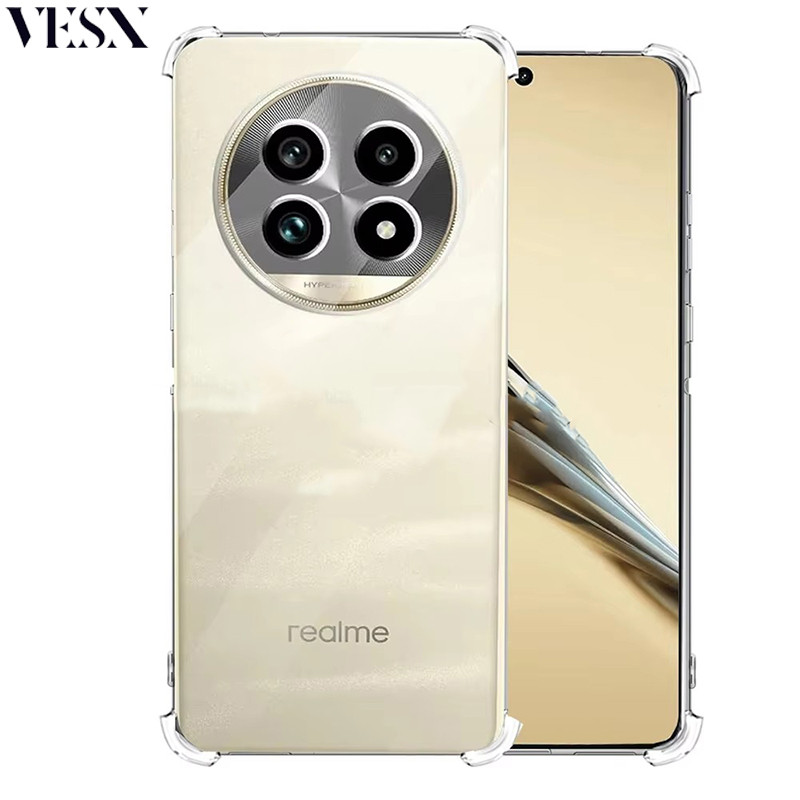 เคสใสกันกระแทก สำหรับ Realme 13 13+ 12 12+ 12X 11 11X 10 9 9i 8 8i 7 6 5 5i Pro+ Plus 4G 5G 2024
