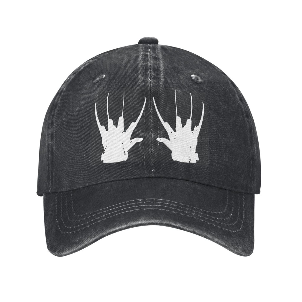 แฟชั่น HalloweenGhost Vintage Freddy Krueger ถุงมือและหมวกเบสบอลจากภาพยนตร์