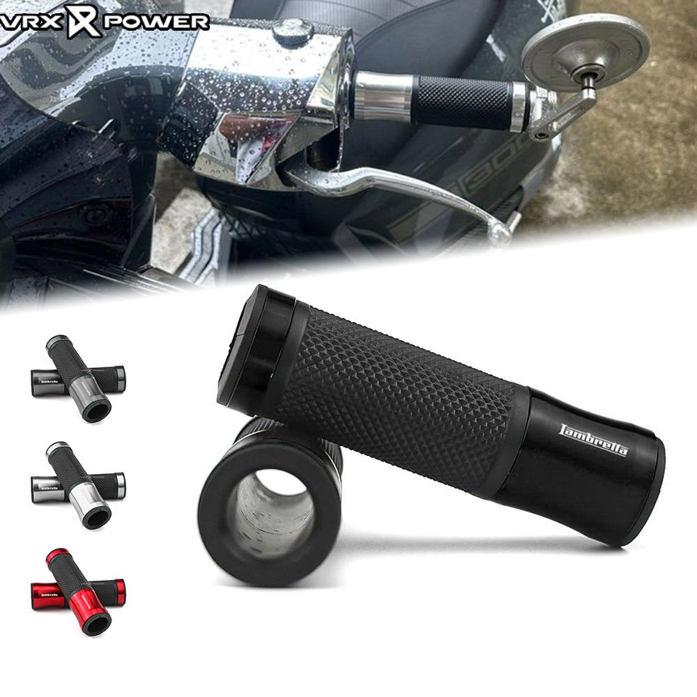Universal CNC Hand Grip 7/8 "22mm Handlebar ยางเจล Grip สําหรับ Lambretta X300 V200 V125 G350