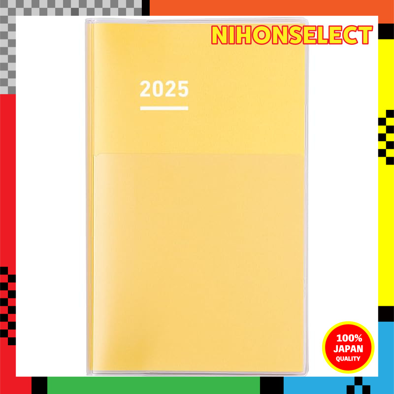 Kokuyo Jibun Techo Diary 2025 - A5 Slim Monthly Weekly Planner in Indigo, Starts November 2024