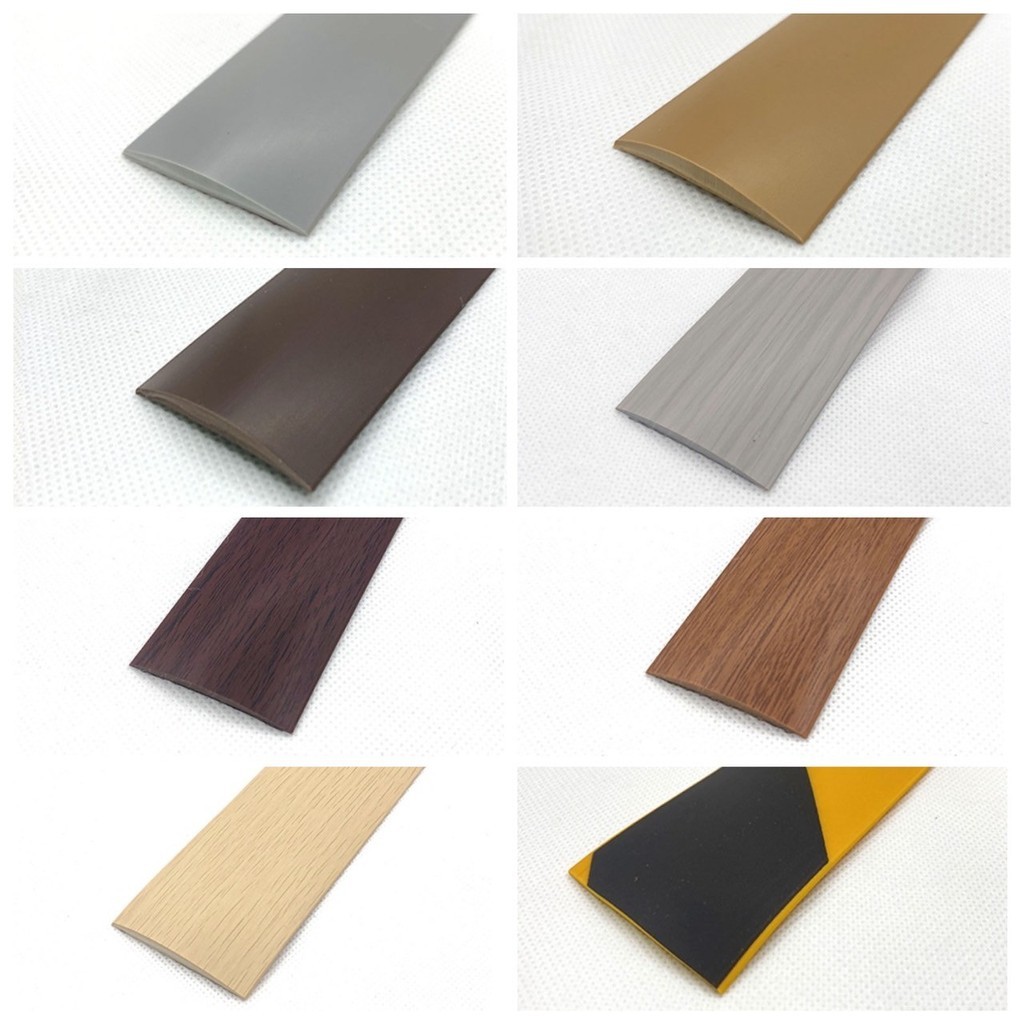 ✨ แถบลายไม้ ตัวจบ รอยต่อพื้น แต่งขอบ ตกแต่งพื้น ติดผนัง ติดขอบประตู วัสดุ PVC กาวในตัว บัวยาง คิ้วบัว SPC กระเบื้องยาง ✨ รูปที่ 2