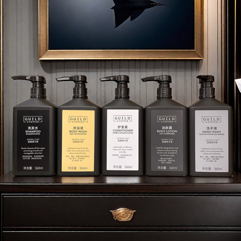 Goodbye Shampoo Body Wash กลิ่นโอ๊ค 360ml ขวดใหญ่ Sheraton Hotel B & B แบรนด์อังกฤษ AXYW