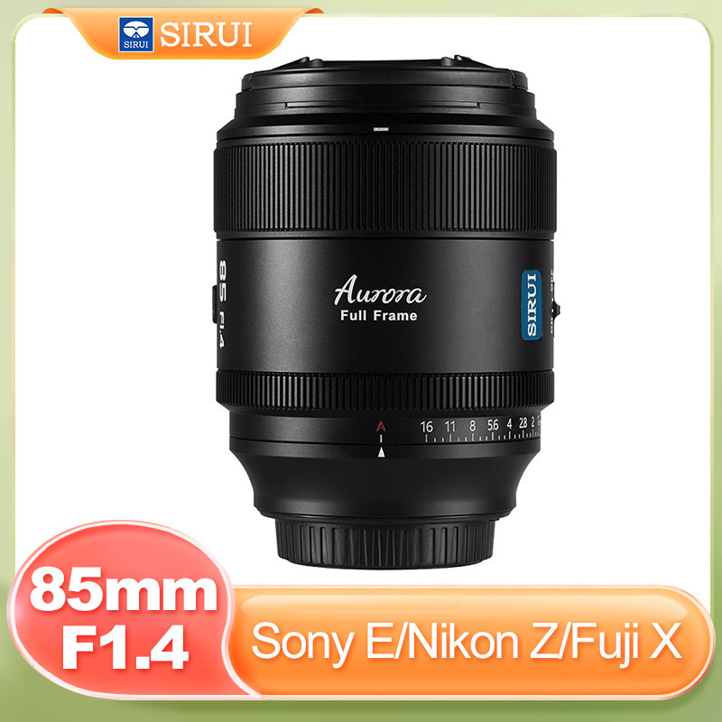 Sirui 85mm f1.4 Full Frame Fixed Focus Portrait Auto Focus เลนส์รูรับแสงขนาดใหญ่สําหรับ Sony E Fujif