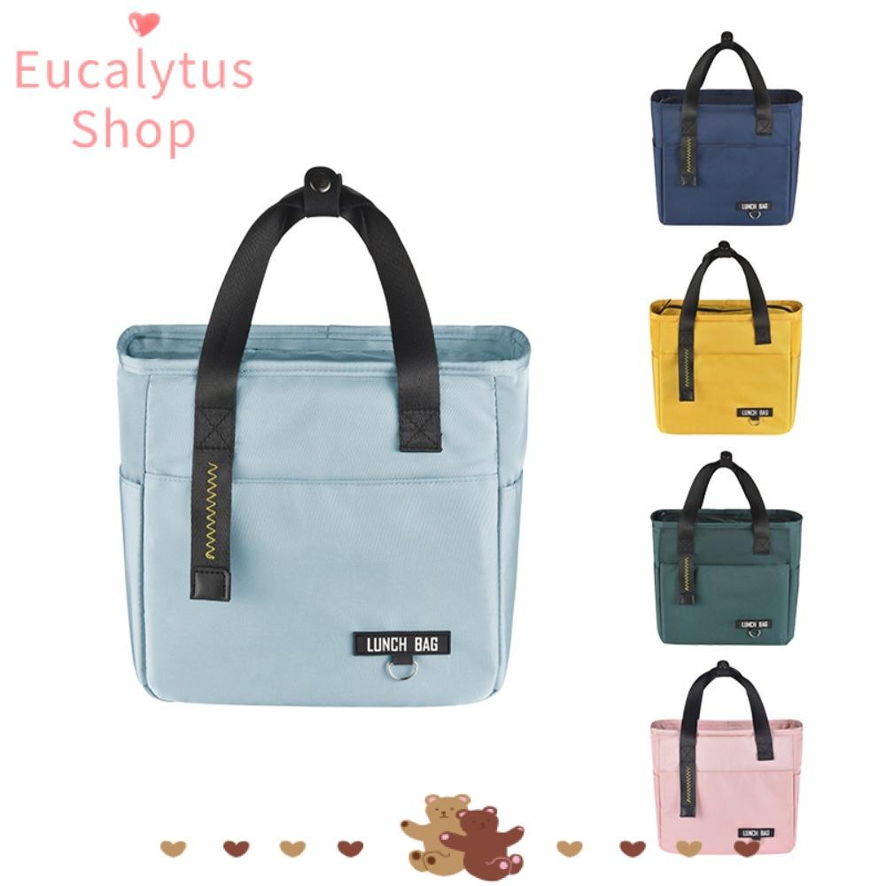 ยูคาลิปตัส1กล่องอาหารกลางวันฉนวน,ถุงเก็บความร้อนกันน้ําแบบพกพา,นํามาใช้ใหม่ความจุขนาดใหญ่แพ็คน้ําแข็งถุงเก็บความเย็นอาหารซิปถุงเก็บอาหารเช้าจัด