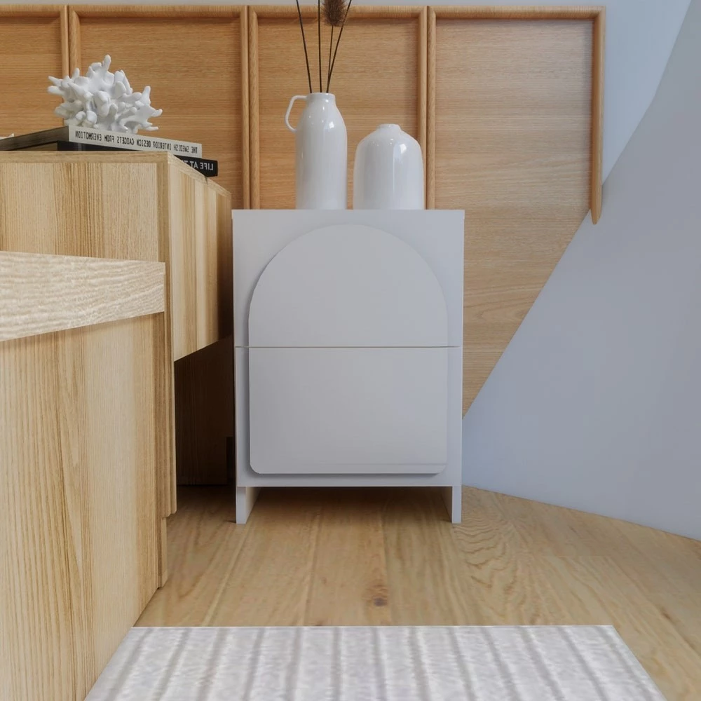 Koncept Furniture ตู้ข้างลิ้นชัก PLAY รุ่น NORDIS สีขาว (40x32x55 ซม.) แบรนด์ KONCEPT FURNITURE