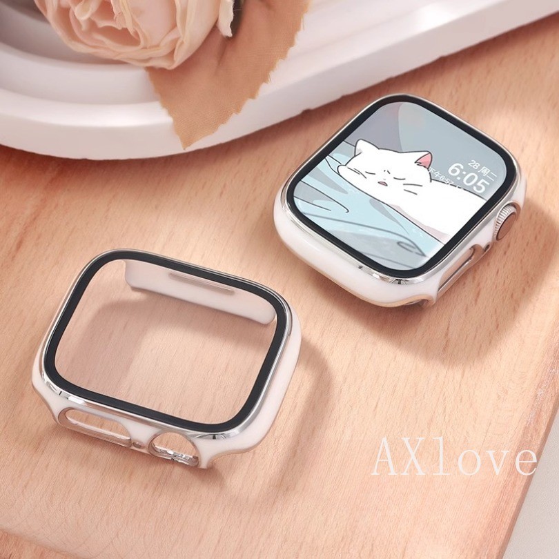 กระจก + ฝาครอบสําหรับ แอปเปิล ดู 46 มม.44 มม.40 มม.45 มม.41 มม.42 มม.38 มม.49 มม. พิเศษ 2 ป้องกันหน้าจอสําหรับ ฉันดู ชุด 10 9 8 7 6 5 3 กับ อุปกรณ์เส