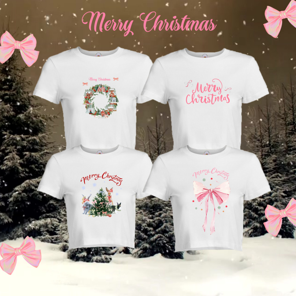 Baby Tee Christmas v.4 เสื้อวันคริสมาสS-5XL