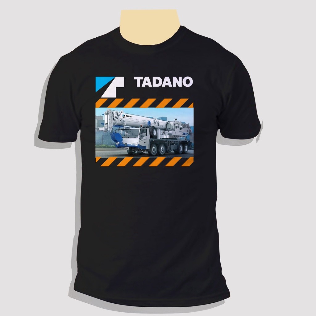 Tadano Crane Illustration เสื้อยืดแขนสั้น/เสื้อยืด tadano