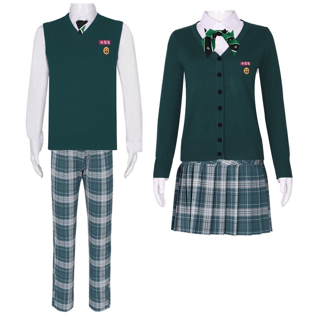 All of Us Are Dead Zombie Campus Same Style School Uniform ชุดคอสเพลย์ชายหญิงประสิทธิภาพ