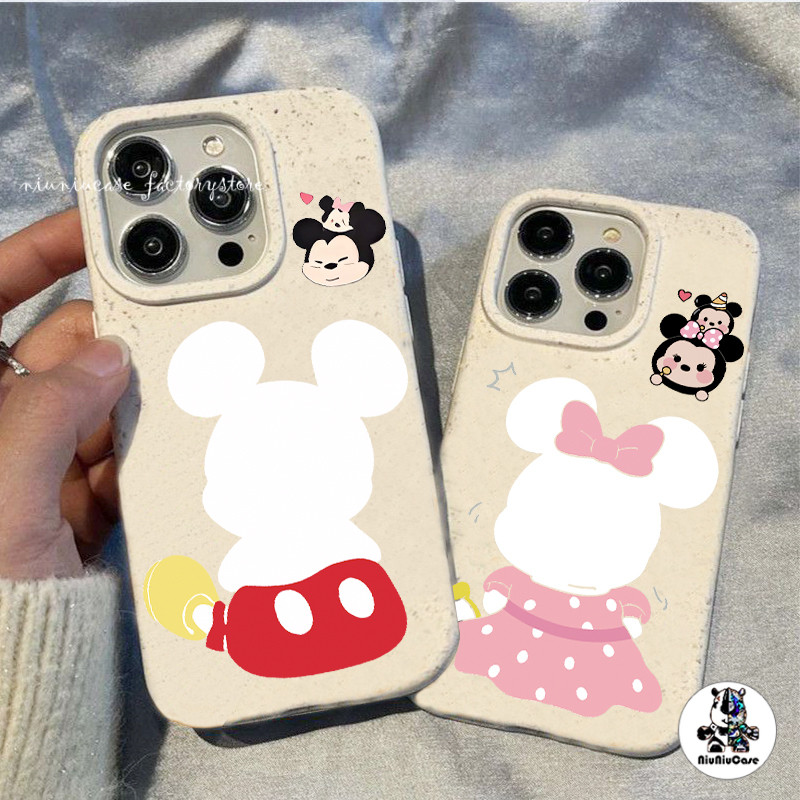 รูปแบบมิกกี้เมาส์ เคสไอโฟน11 เคสไอโฟน For iPhone 11 14 15 12 13 16Pro Max X XS XR 6P 7P 8P MINI ซิลิโคนนุ่ม เคสไอโฟนสวยๆ