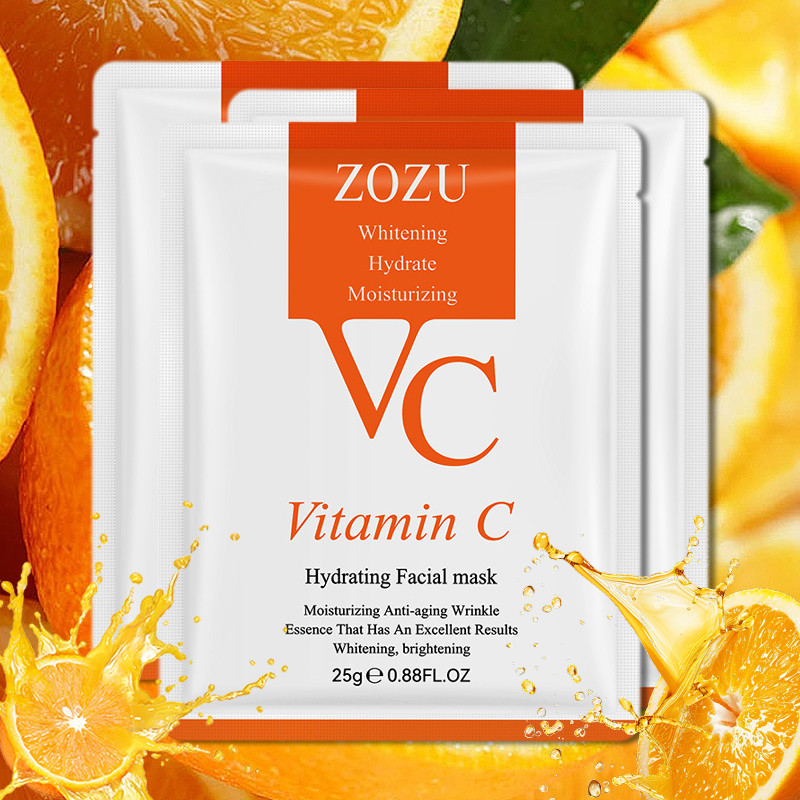 YTL มาร์คหน้า วิตามิน VC Mask มาส์กวิตามินซี หน้าขาวกระจ่างสดใส หน้าเนียนนุ่มชุ่มชื้น ปรับผิวให้ขาวมากยิ่งขึ้น