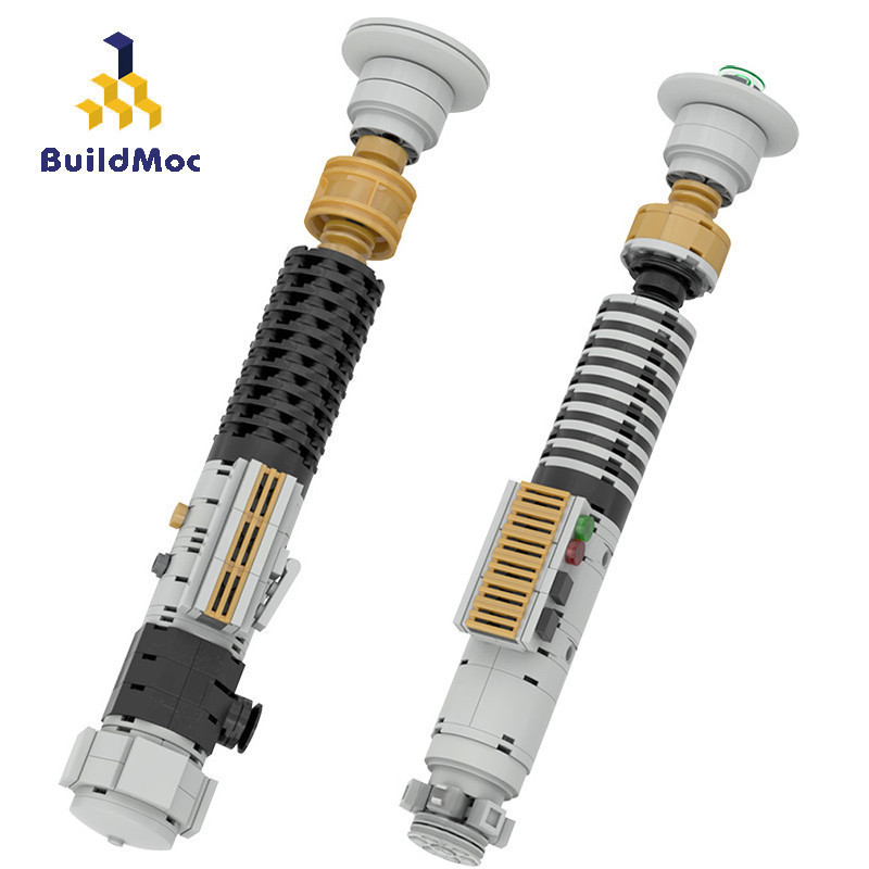 Buildmoc Star Wars Lightsaber MOC-35811 Obi-Wan Lightsaber Starwars Modular Building Blocks อิฐ DIY ของเล่นเด็ก