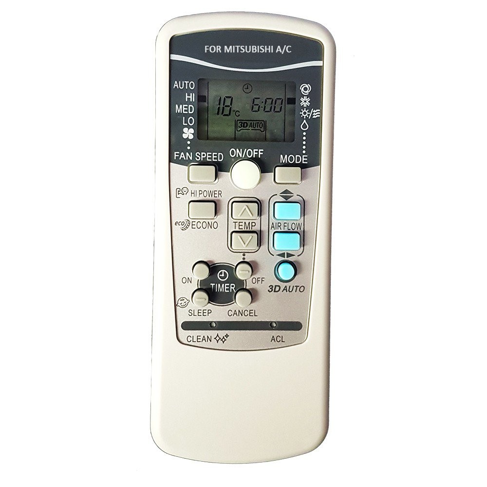 Mitsubishi Aircon รีโมทคอนโทรล Heavy Industries Mitsubishi Remote RKX502A001 RKX502A001 - RKX502A001