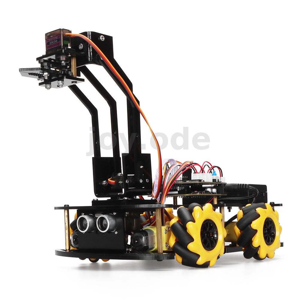 ชุดเริ่มต้นหุ่นยนต์อัจฉริยะสําหรับการเขียนโปรแกรม Arduino Robot Arm Automation Kits Coding Robot Ele