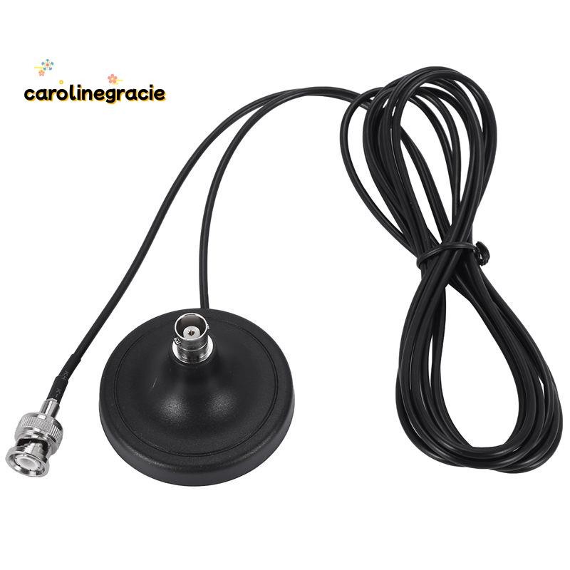 ฐานเสาอากาศไร้สายฐานเสาอากาศไมโครโฟนพร้อมแม่เหล็ก 3 เมตร Rg174 สาย Bnc ชาย Aerial