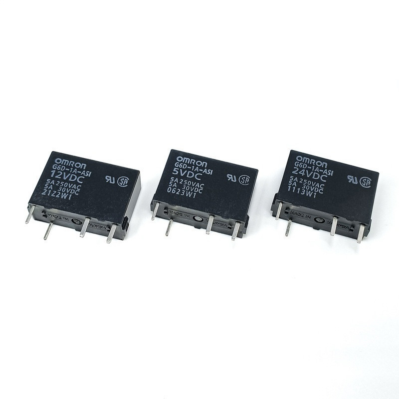 RELAY G6D-1A-ASI ,G6D-1A  5VDC 12VDC 24VDC 4ขาลงปริ้น ถ่ายจากงานจริงทางร้าน มือ1 พร้อมส่งในไทย