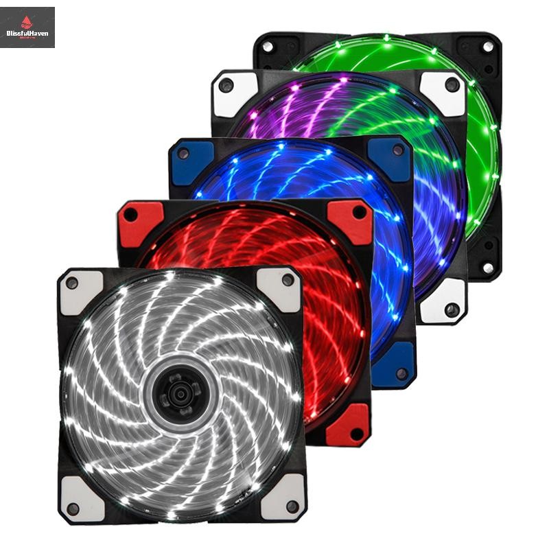 COD พัดลมเคสคอมพิวเตอร์ 120 มม. เงียบ CPU Cooling RGB พัดลมพีซีใหม่