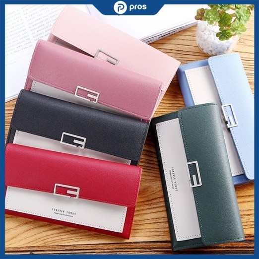 𝗣𝗥𝗢𝗦 🔥🔥🔥 กระเป๋าสตางค์ forever youngกระเป๋าสตางค์ใบยาว 3 พับ ด่วน️️ถูกและดีที่นี