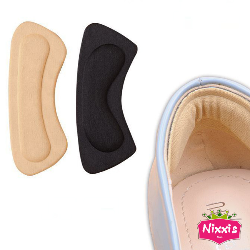 NIS แผ่นกันกัด  แผ่นกันรองเท้ากัด เนื้อนิ่ม ช่วยแก้รองเท้าหลวม 1 แพค ต่อ คู่  Sponge heel pad