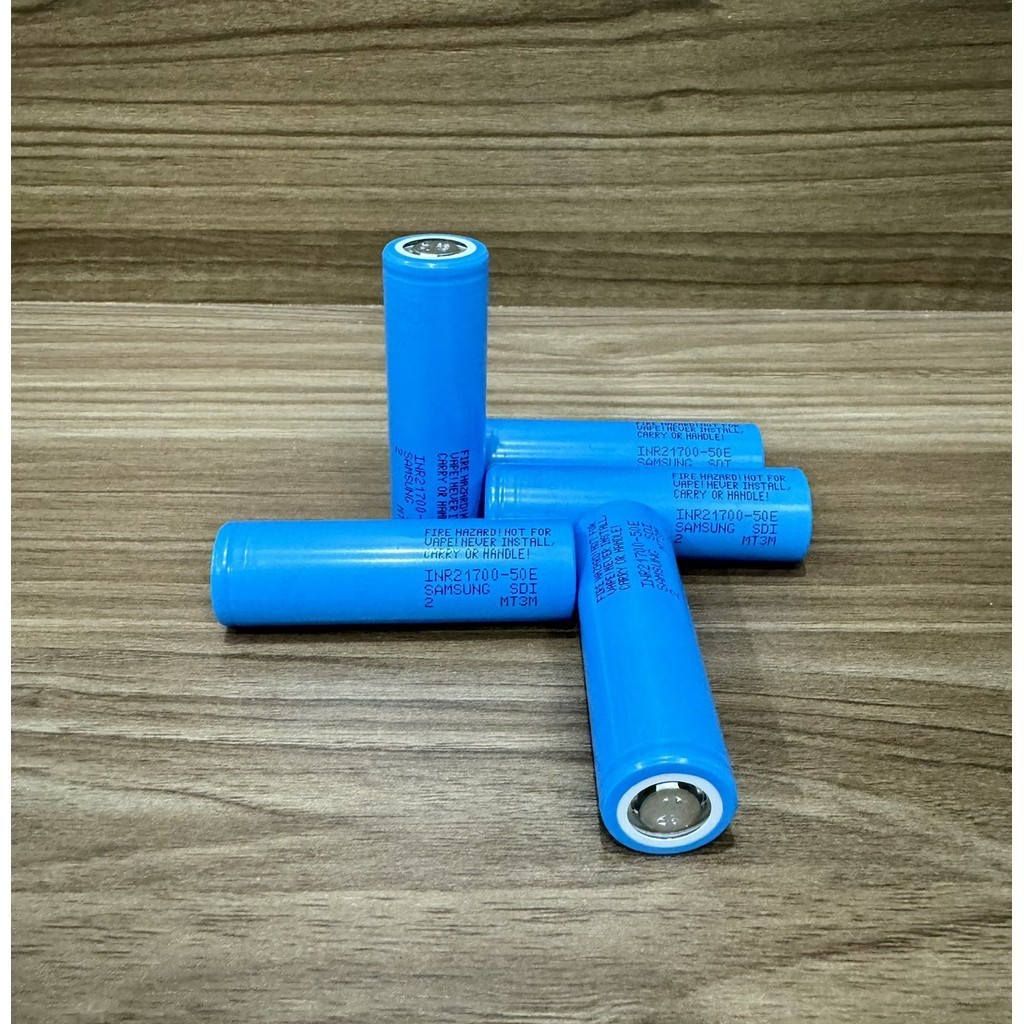 แบตแท้ Samsung INR21700 50E ถอดอุปกรณ์ 5000mah discharge 10A. ตกลง ตกลง