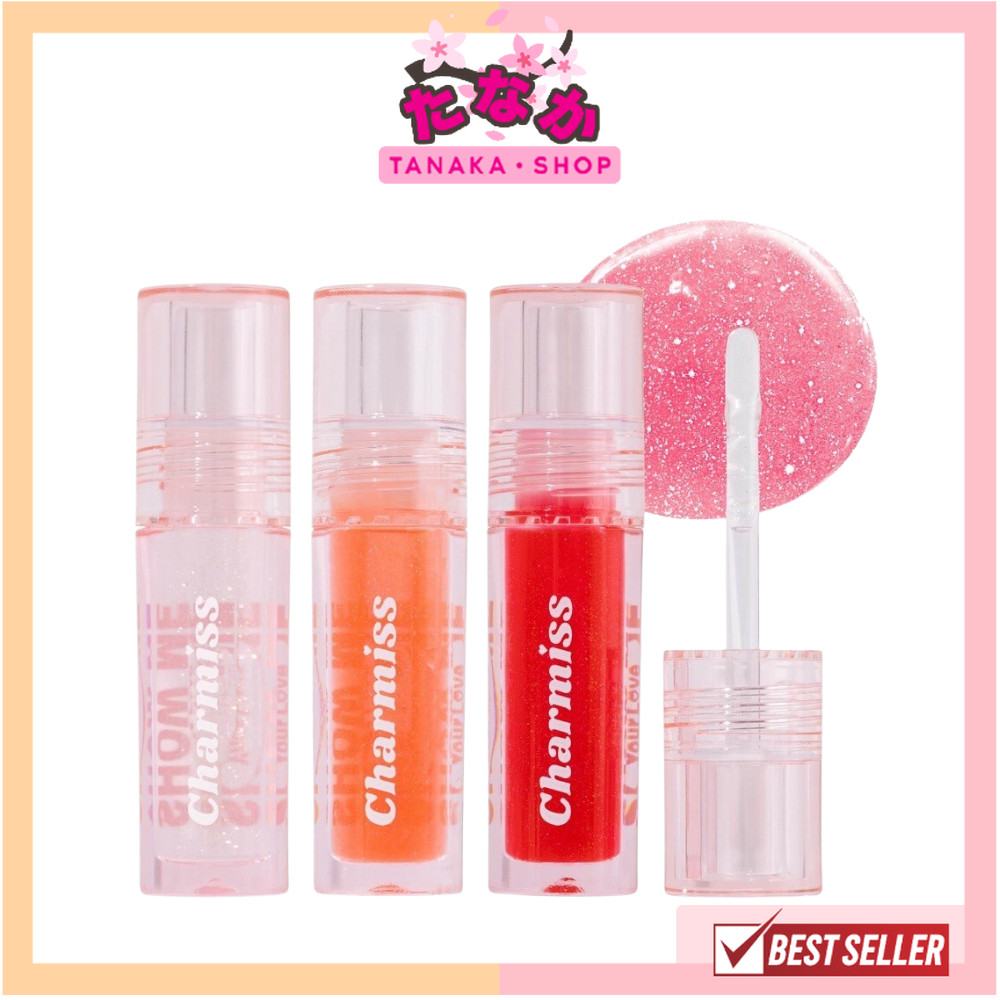 🔥แท้/ถูกที่สุด/ไลฟ์ทุกวัน🔥(1แท่ง) Charmiss Glitter Lip Gloss กลิตเตอร์ ลิป กลอส 2.5กรัม