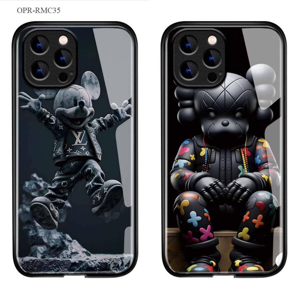 Realme 8 7 C35 C2 Pro 5G เคสเรียวมี Hard Glass Case