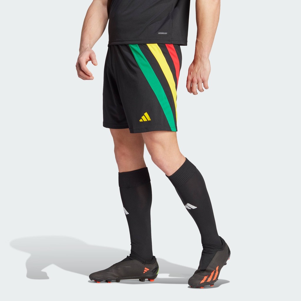 adidas ฟุตบอล กางเกงขาสั้น Fortore 23 ผู้ชาย สีดำ IK5736