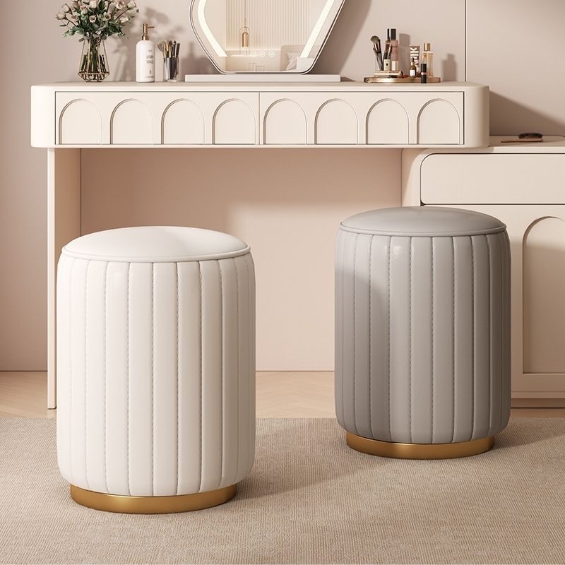 Nivison Sofa Stool Dressing Stool Chair Vanity Stool Makeup Stool Nordic Round Stool Dining Chair Li