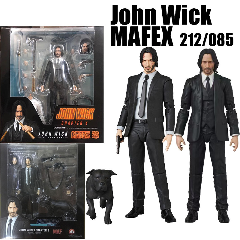 Maf John Wick Action Figure MAF212 MAF085 John Wick:Chapter 4 ฟิล์มของสะสมของเล่นของขวัญ