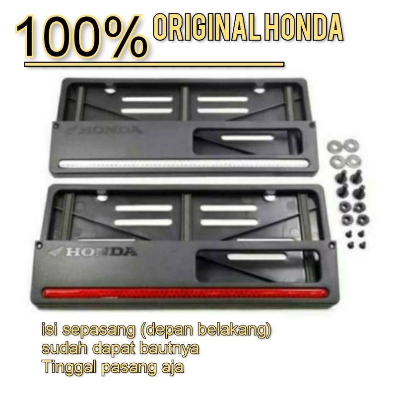 ฝาครอบป้ายทะเบียน H0nda ของแท้