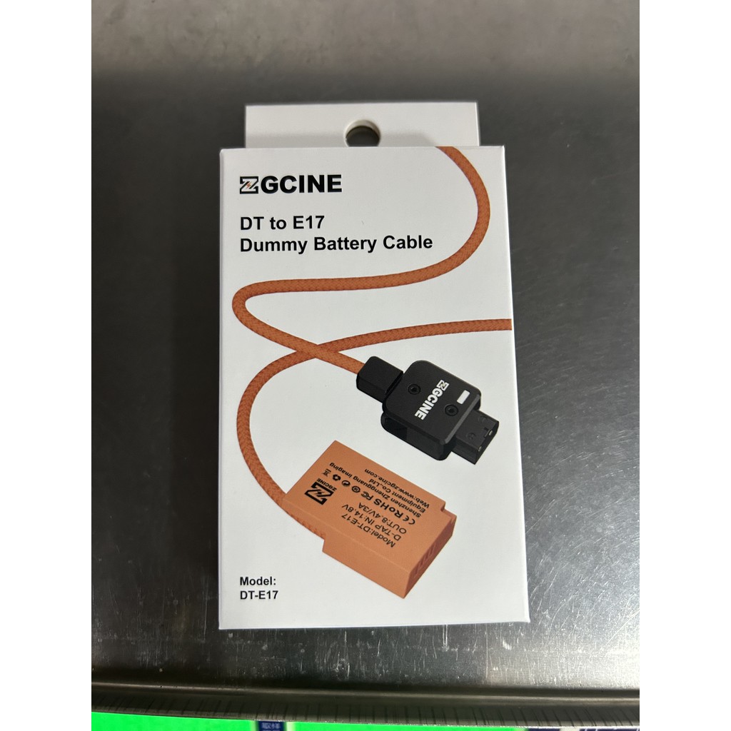 Zgcine LP-E17 Dummy แบตเตอรี่ D-Tap Connector สายไฟ 60 ซม.ยาว D-Tap ถึง LP-E17 Dummy แบตเตอรี่สําหรั