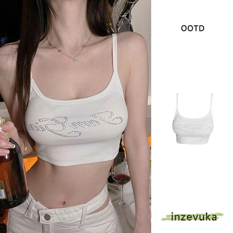 CY.เสื้อสายเดี่ยว  ซับในผู้หญิง เสื้อกล้าม ผ้ายืด แฟชั่นสําหรับผู้หญิง  Women Clothing Lady