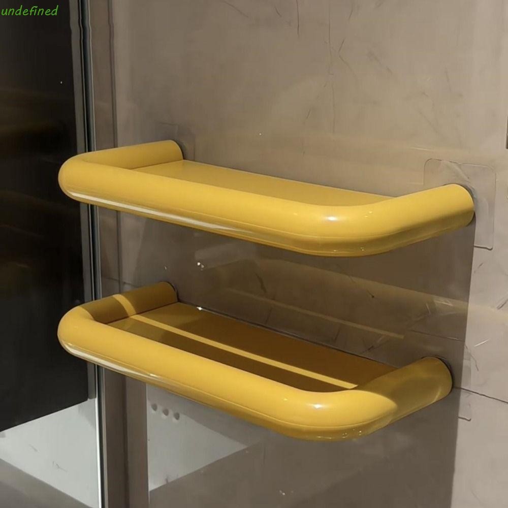 Jarrediw ชั้นเก็บของในห้องน้ํา, Dopamine Free Punch Wall Hanging Rack, Cute Drainable ทนทานทนทานอุปกรณ์อาบน้ํา Organizer Home
