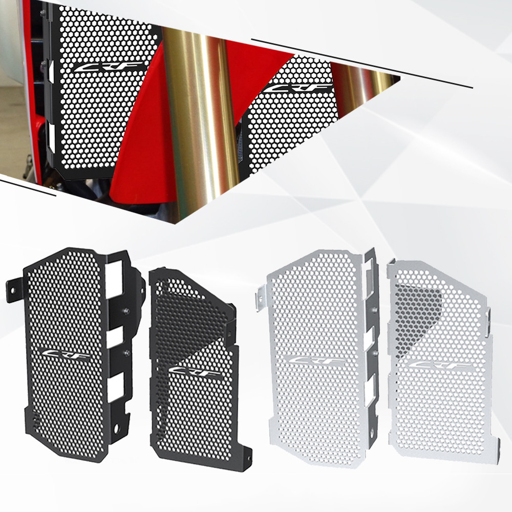 Gฝาครอบอุปกรณ์ปกป้องป้องกันหม้อน้ำสำหรับมอเตอร์ไซค์สำหรับฮอนด้า CRF450L CRF450X CRF450RL CRF 450 CRF