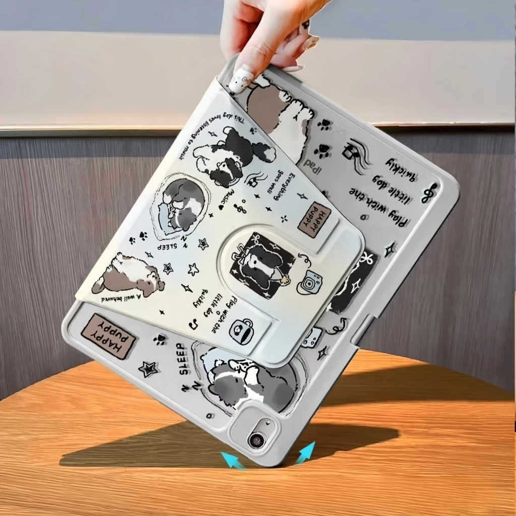 เคส iPad หมุนได้ 360 องศา สําหรับ iPad A16 Gen10 Pro 11 Air11 M2/M3 Air4 Air5 Gen9 Gen8 Gen7 10.2 Gen6 Gen5 Air3