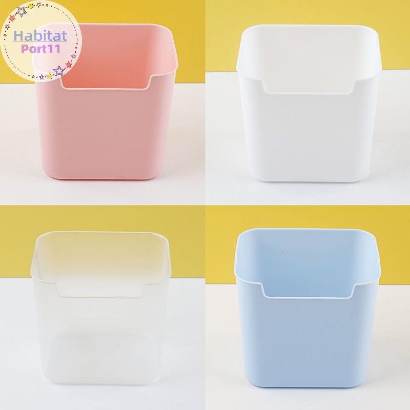 HabitatPort ความจุขนาดใหญ่สีทึบกล่องเก็บเดสก์ท็อป Creative ดินสอ Organizer Simple กล่องเครื่องเขียนอุปกรณ์สํานักงาน th